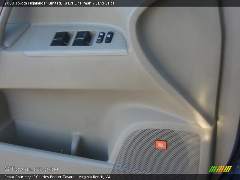Wave Line Pearl / Sand Beige 2008 Toyota Highlander Limited