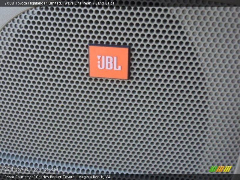 Wave Line Pearl / Sand Beige 2008 Toyota Highlander Limited