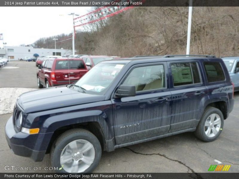 True Blue Pearl / Dark Slate Gray/Light Pebble 2014 Jeep Patriot Latitude 4x4