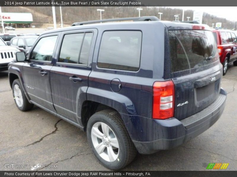 True Blue Pearl / Dark Slate Gray/Light Pebble 2014 Jeep Patriot Latitude 4x4