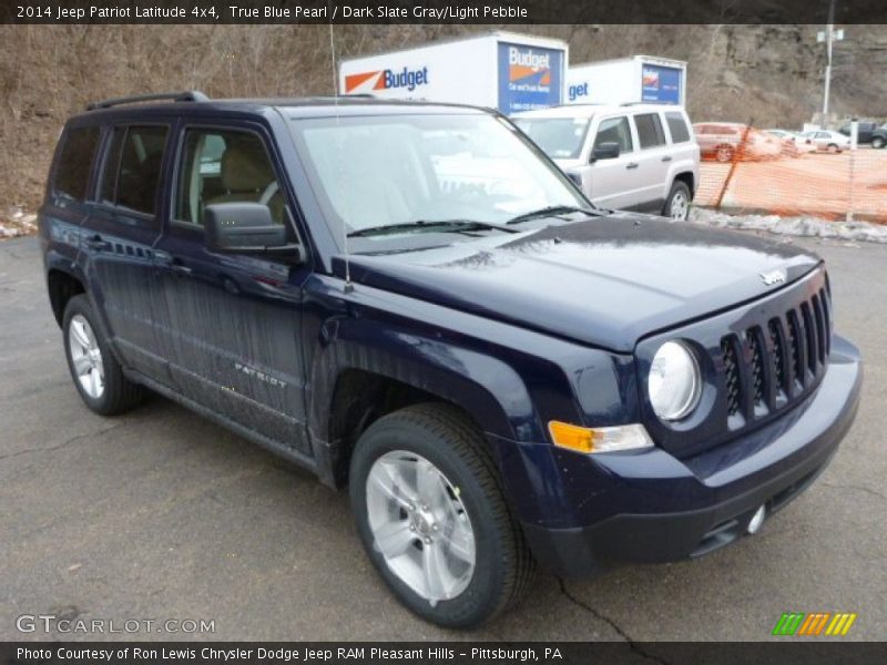 True Blue Pearl / Dark Slate Gray/Light Pebble 2014 Jeep Patriot Latitude 4x4