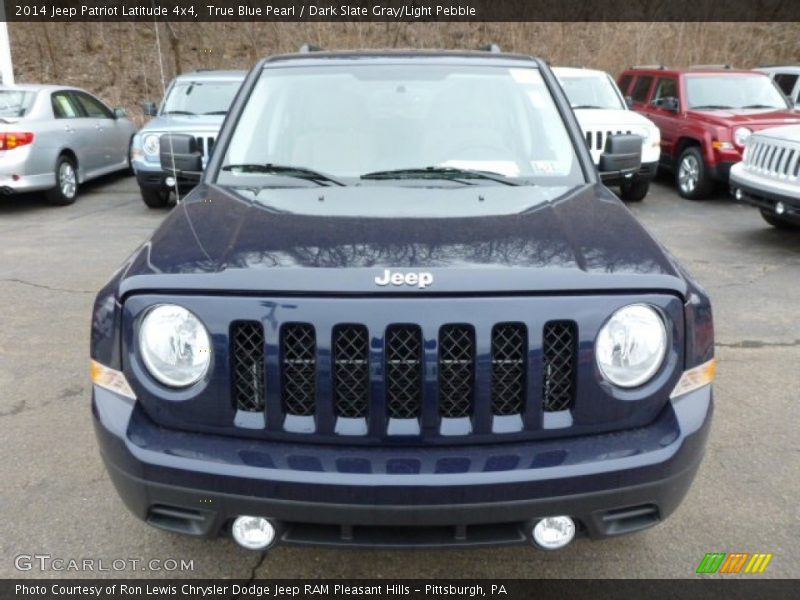True Blue Pearl / Dark Slate Gray/Light Pebble 2014 Jeep Patriot Latitude 4x4