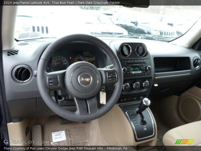 True Blue Pearl / Dark Slate Gray/Light Pebble 2014 Jeep Patriot Latitude 4x4