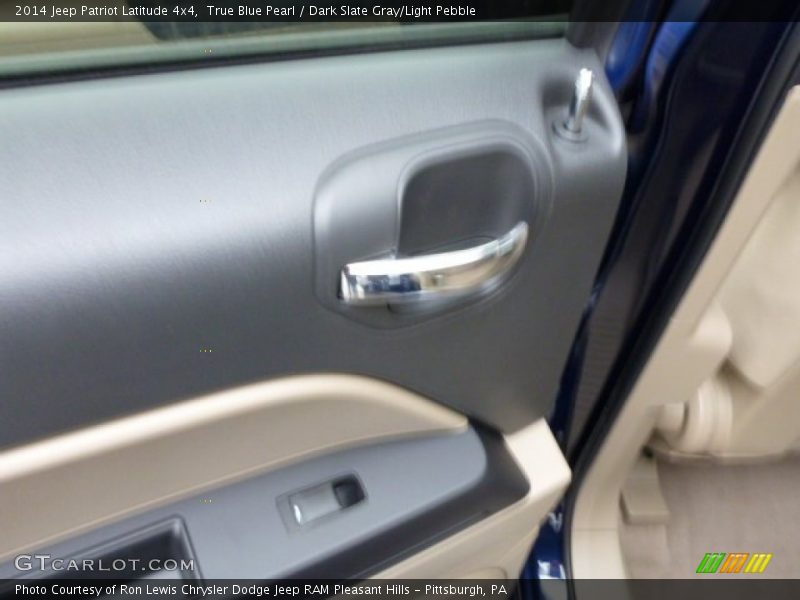 True Blue Pearl / Dark Slate Gray/Light Pebble 2014 Jeep Patriot Latitude 4x4