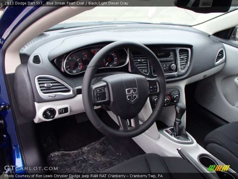 Dashboard of 2013 Dart SXT