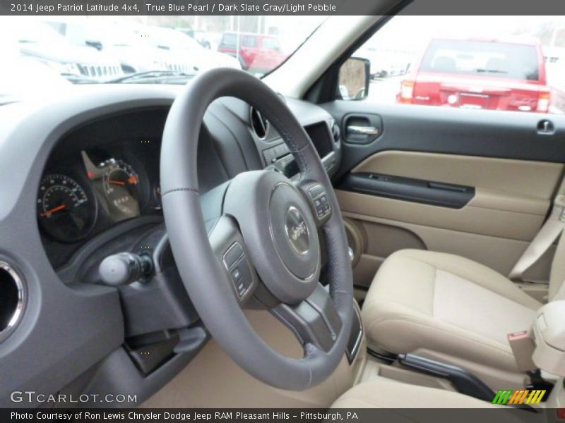 True Blue Pearl / Dark Slate Gray/Light Pebble 2014 Jeep Patriot Latitude 4x4