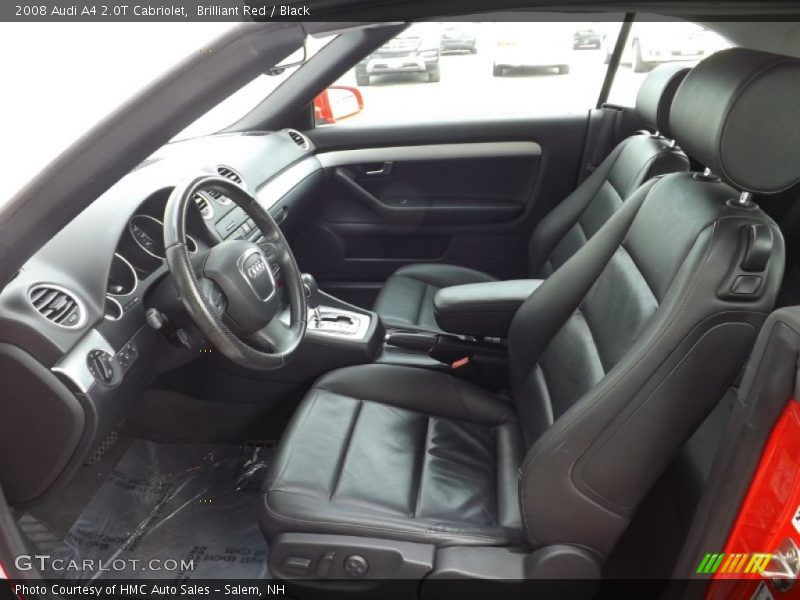 Brilliant Red / Black 2008 Audi A4 2.0T Cabriolet