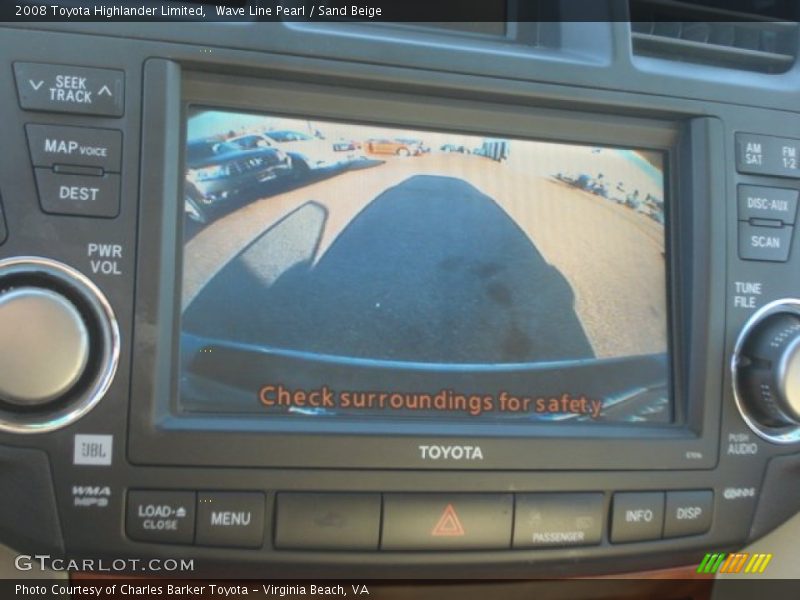 Wave Line Pearl / Sand Beige 2008 Toyota Highlander Limited