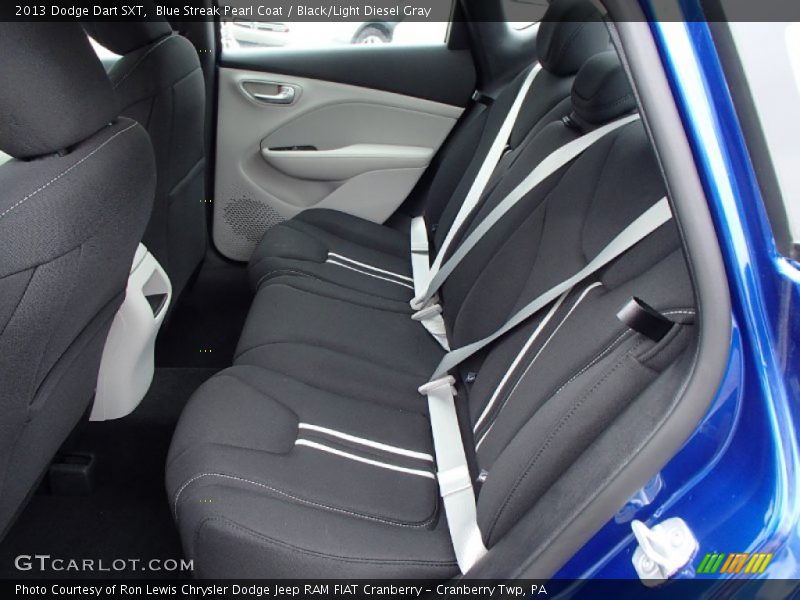 Rear Seat of 2013 Dart SXT