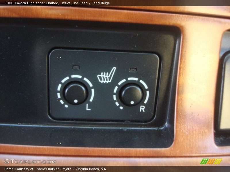 Wave Line Pearl / Sand Beige 2008 Toyota Highlander Limited