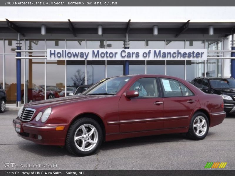 Bordeaux Red Metallic / Java 2000 Mercedes-Benz E 430 Sedan