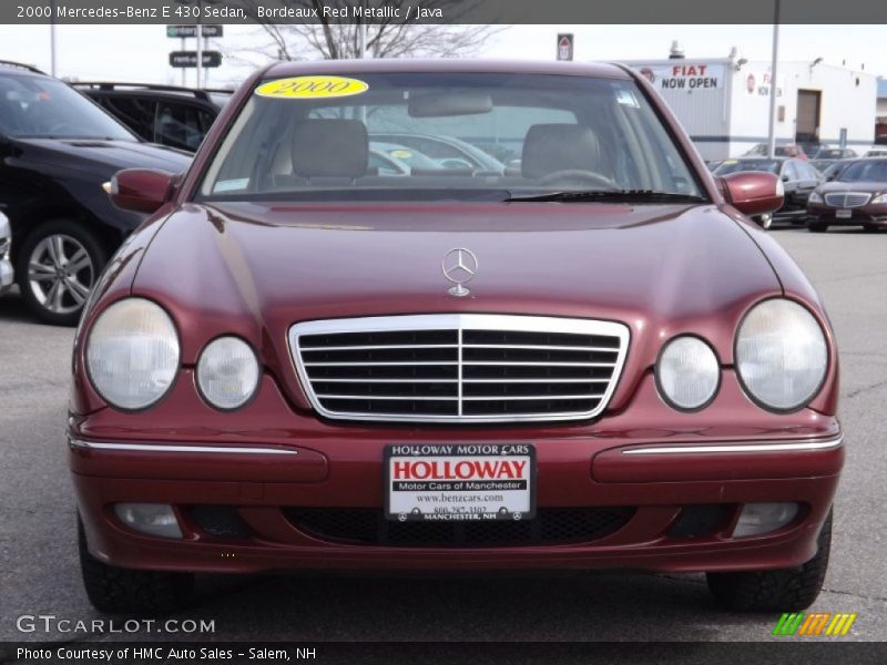 Bordeaux Red Metallic / Java 2000 Mercedes-Benz E 430 Sedan