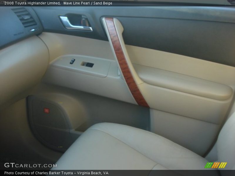 Wave Line Pearl / Sand Beige 2008 Toyota Highlander Limited