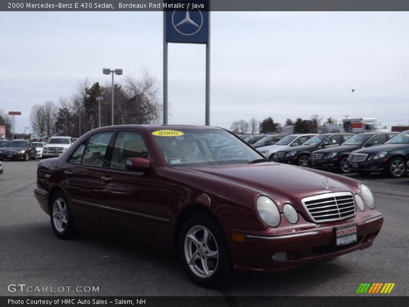 Bordeaux Red Metallic / Java 2000 Mercedes-Benz E 430 Sedan