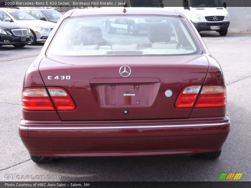 Bordeaux Red Metallic / Java 2000 Mercedes-Benz E 430 Sedan