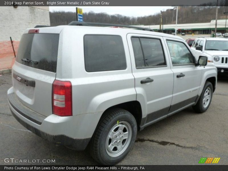 Bright Silver Metallic / Dark Slate Gray 2014 Jeep Patriot Sport