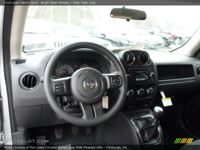 Bright Silver Metallic / Dark Slate Gray 2014 Jeep Patriot Sport