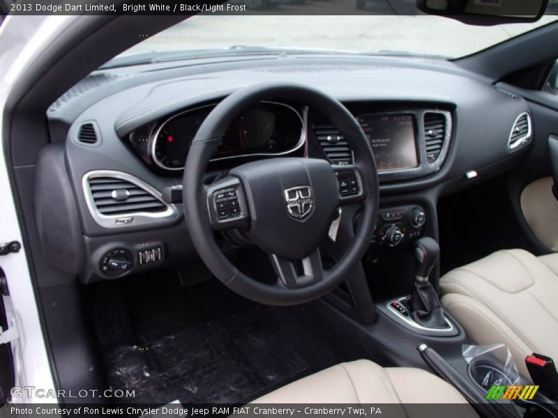 Black/Light Frost Interior - 2013 Dart Limited 