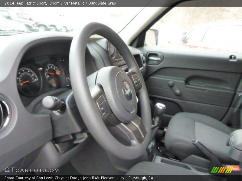 Bright Silver Metallic / Dark Slate Gray 2014 Jeep Patriot Sport