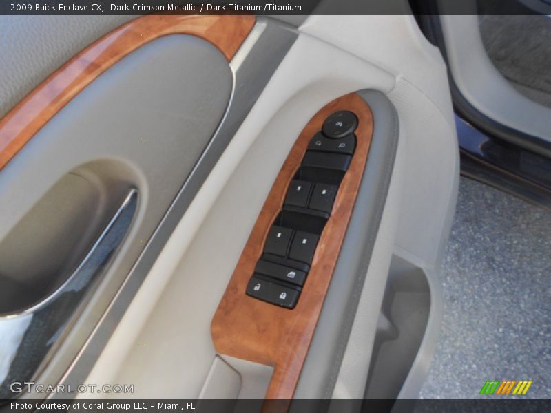 Dark Crimson Metallic / Dark Titanium/Titanium 2009 Buick Enclave CX