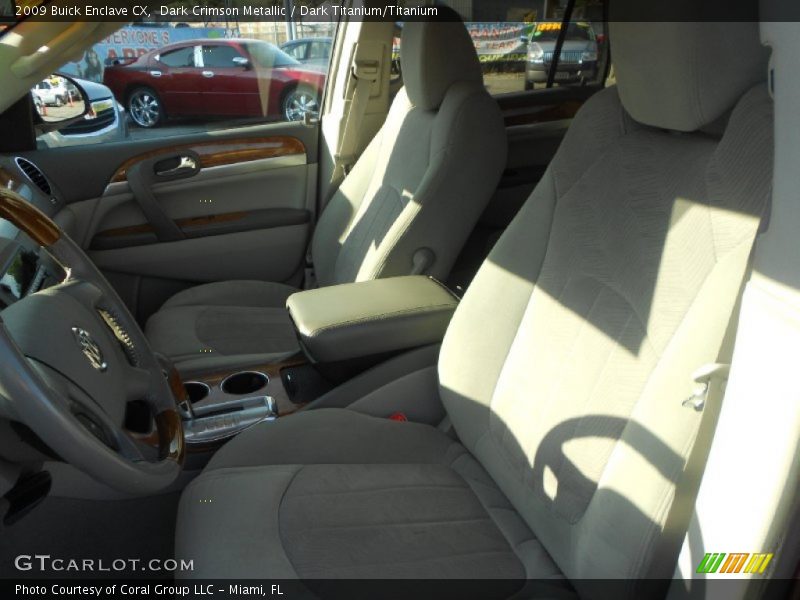 Dark Crimson Metallic / Dark Titanium/Titanium 2009 Buick Enclave CX