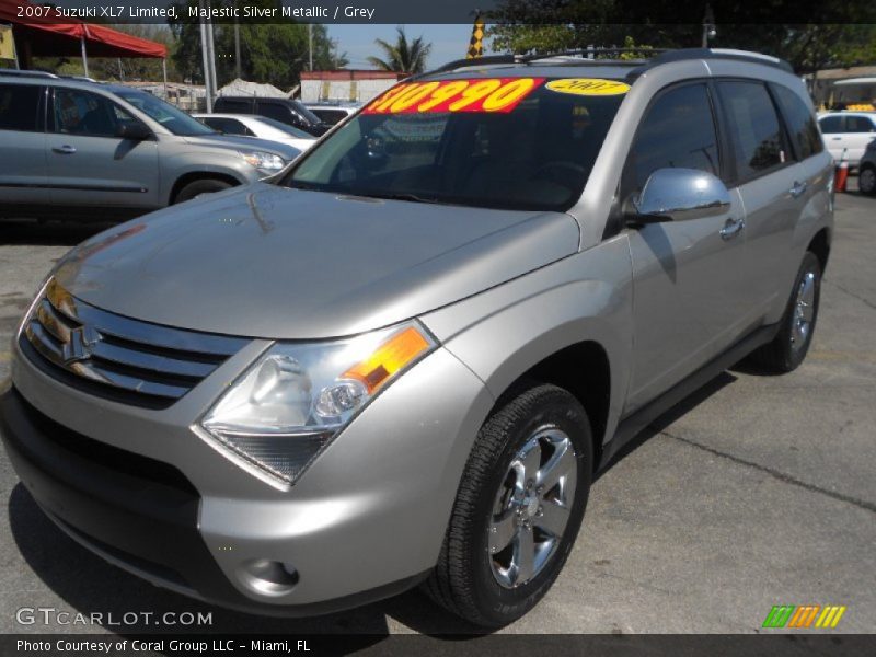 Majestic Silver Metallic / Grey 2007 Suzuki XL7 Limited