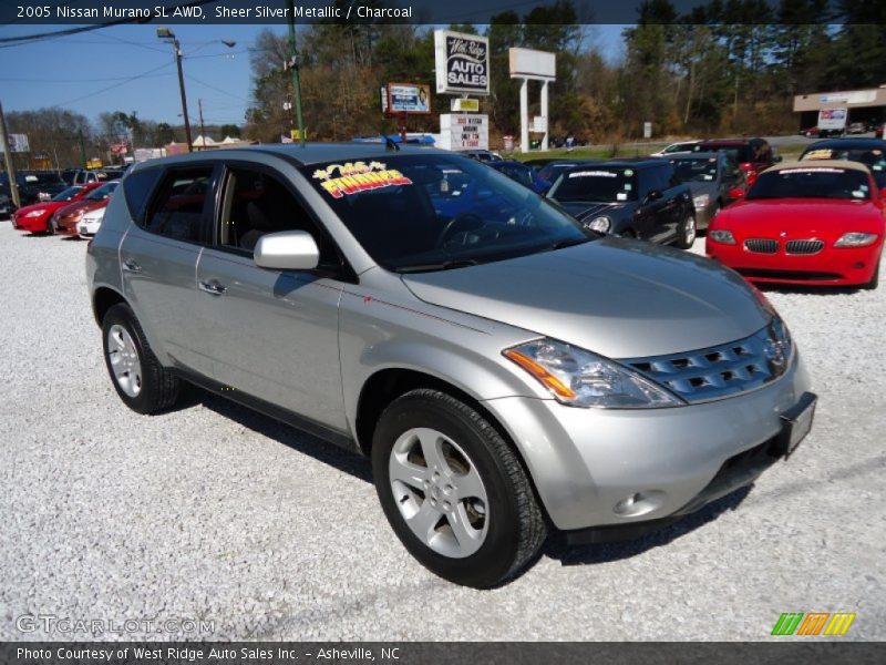 Sheer Silver Metallic / Charcoal 2005 Nissan Murano SL AWD