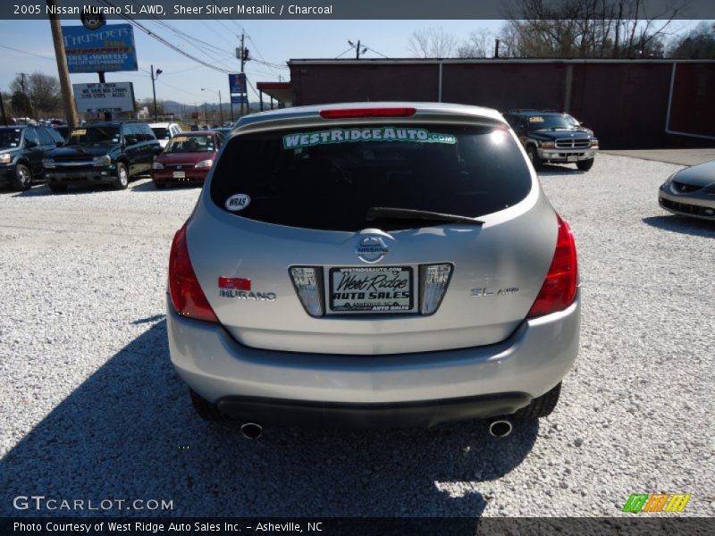 Sheer Silver Metallic / Charcoal 2005 Nissan Murano SL AWD