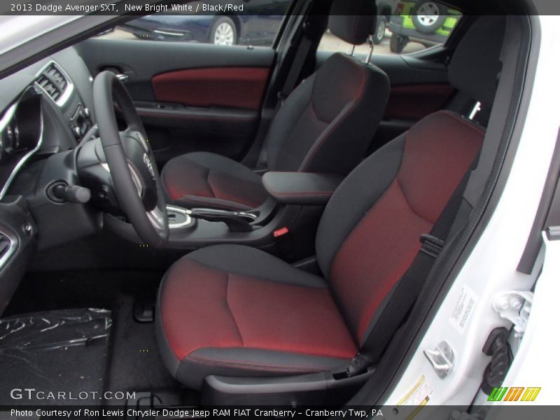 Front Seat of 2013 Avenger SXT