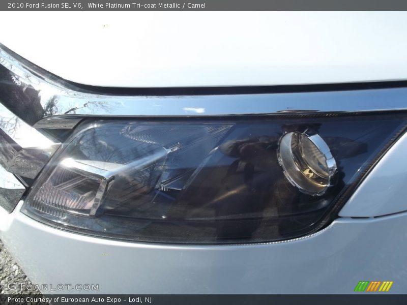 White Platinum Tri-coat Metallic / Camel 2010 Ford Fusion SEL V6