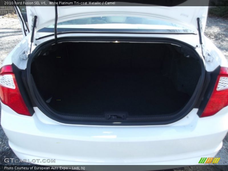 White Platinum Tri-coat Metallic / Camel 2010 Ford Fusion SEL V6