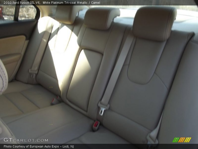 White Platinum Tri-coat Metallic / Camel 2010 Ford Fusion SEL V6