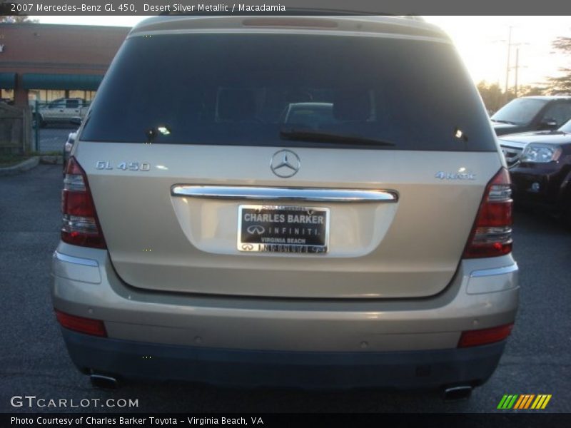 Desert Silver Metallic / Macadamia 2007 Mercedes-Benz GL 450