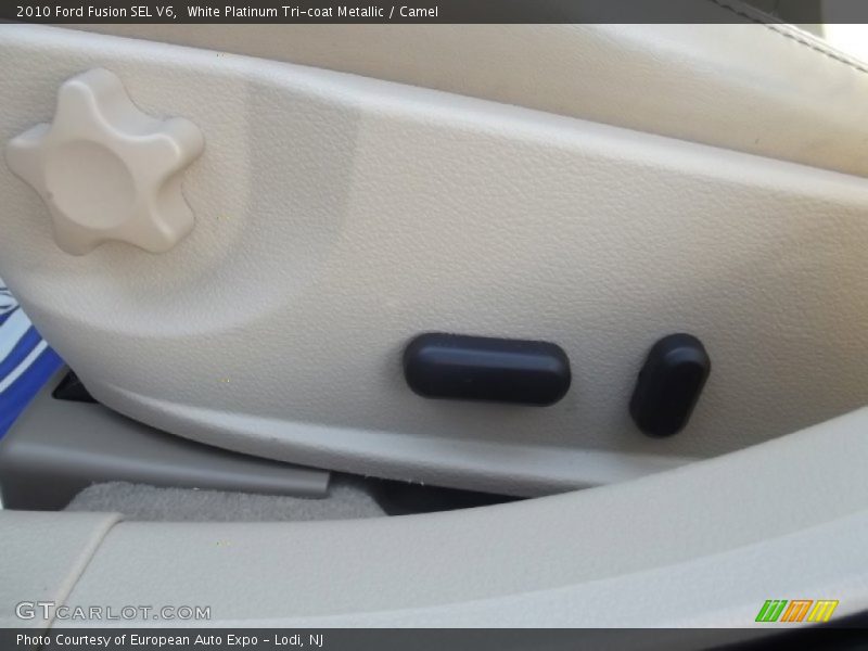 White Platinum Tri-coat Metallic / Camel 2010 Ford Fusion SEL V6