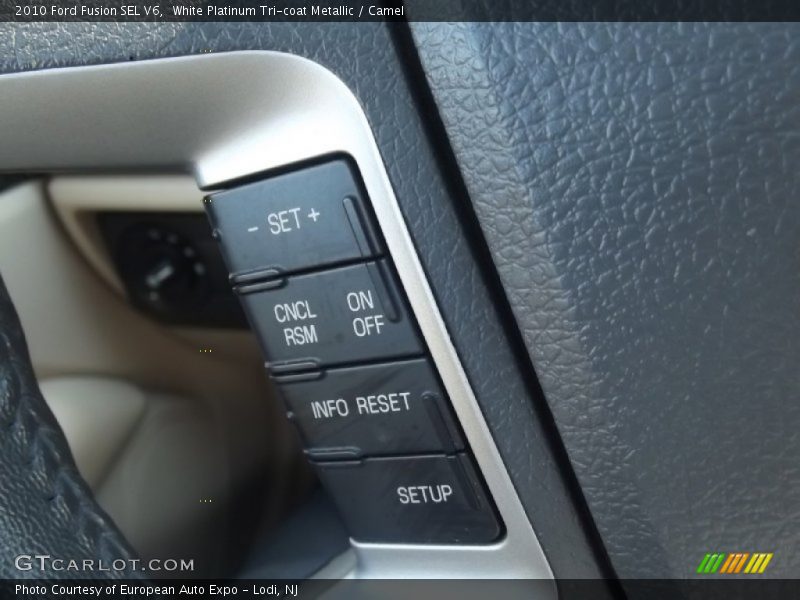 White Platinum Tri-coat Metallic / Camel 2010 Ford Fusion SEL V6