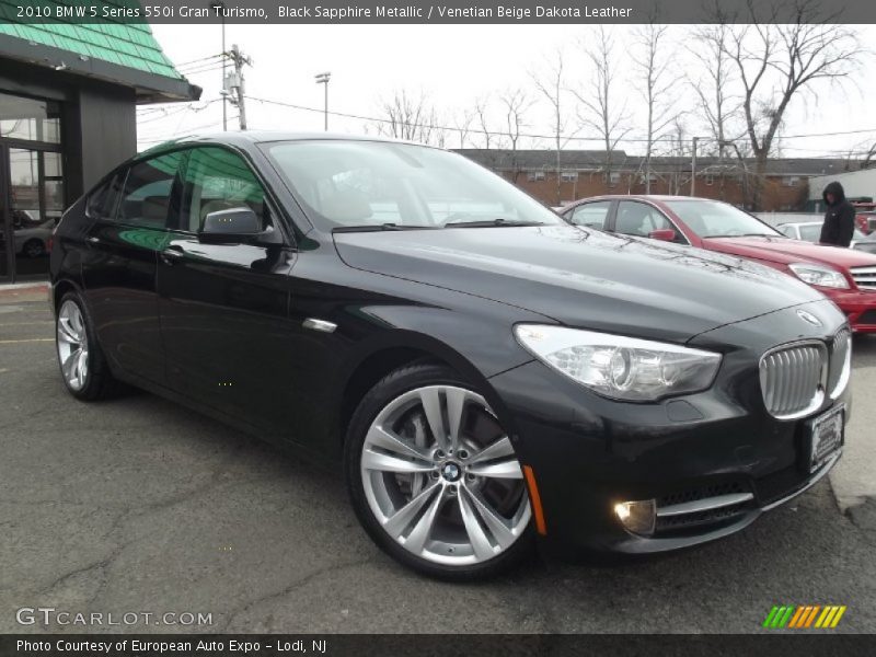 Front 3/4 View of 2010 5 Series 550i Gran Turismo