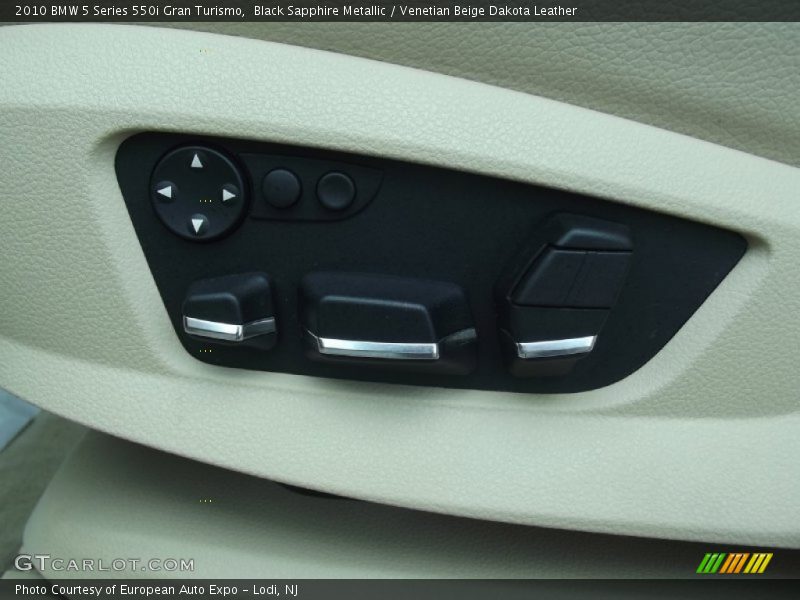 Black Sapphire Metallic / Venetian Beige Dakota Leather 2010 BMW 5 Series 550i Gran Turismo