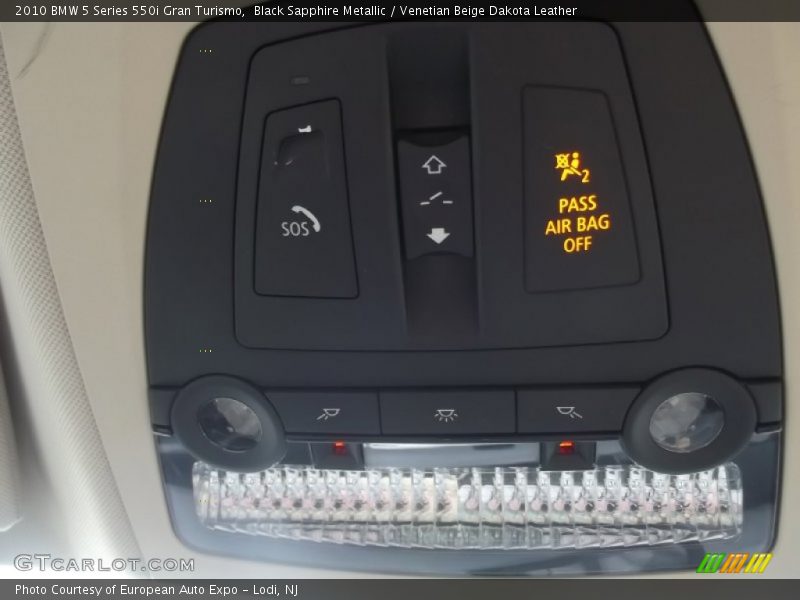 Black Sapphire Metallic / Venetian Beige Dakota Leather 2010 BMW 5 Series 550i Gran Turismo