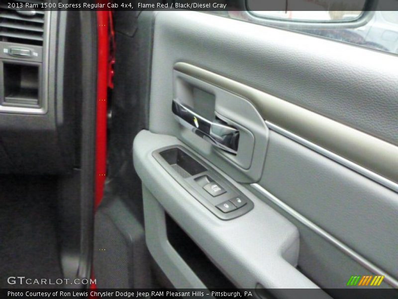 Flame Red / Black/Diesel Gray 2013 Ram 1500 Express Regular Cab 4x4