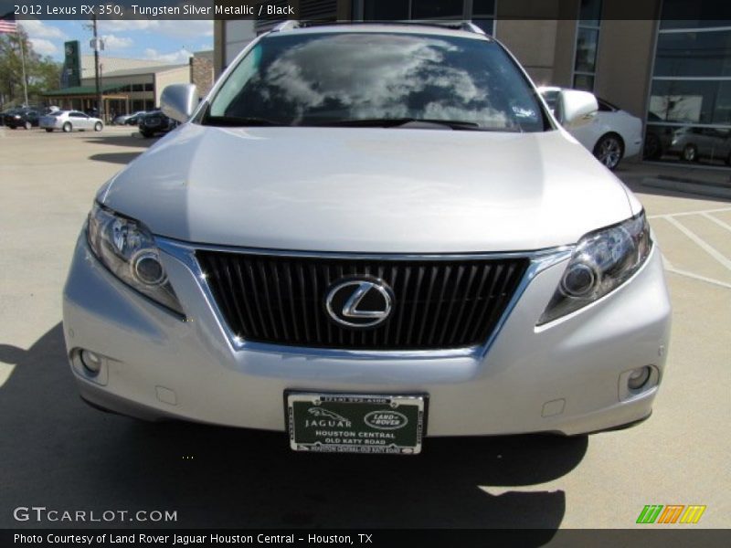 Tungsten Silver Metallic / Black 2012 Lexus RX 350