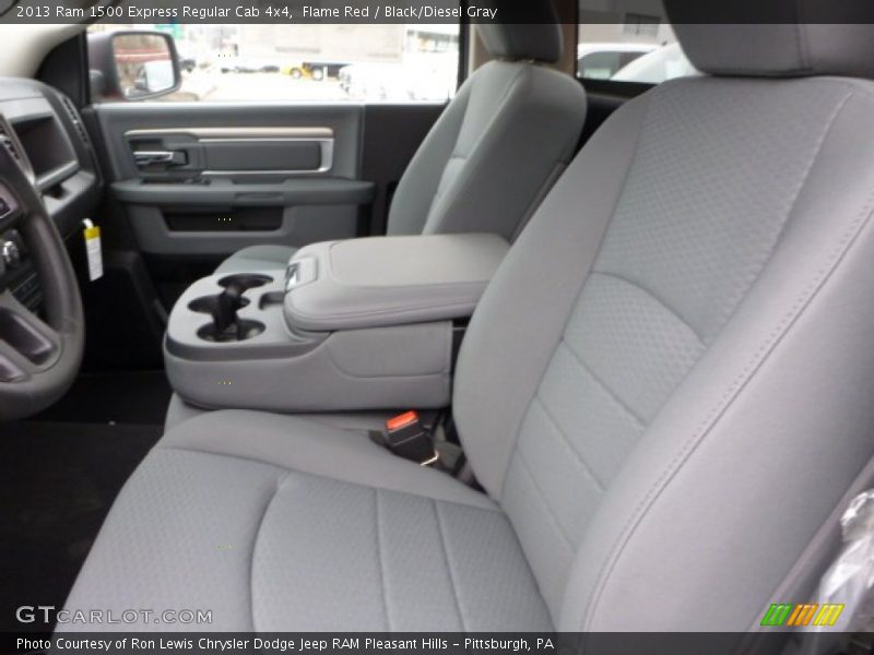 Flame Red / Black/Diesel Gray 2013 Ram 1500 Express Regular Cab 4x4