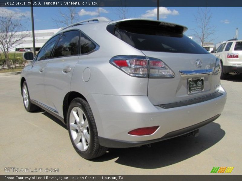 Tungsten Silver Metallic / Black 2012 Lexus RX 350