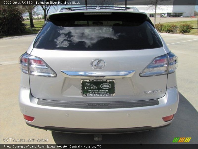 Tungsten Silver Metallic / Black 2012 Lexus RX 350