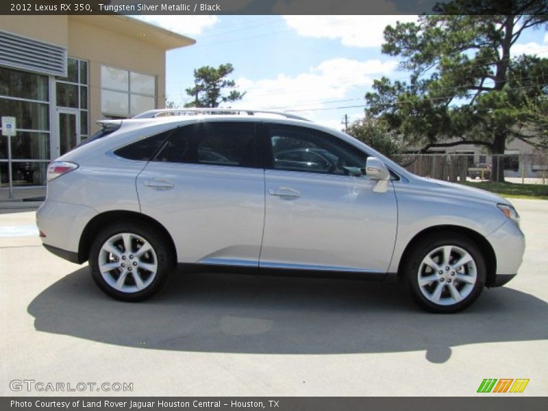 Tungsten Silver Metallic / Black 2012 Lexus RX 350