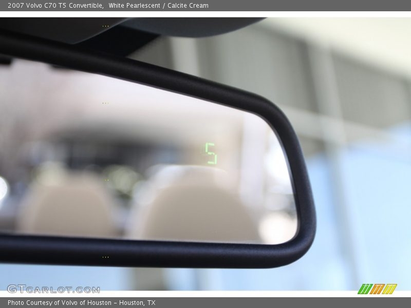 White Pearlescent / Calcite Cream 2007 Volvo C70 T5 Convertible