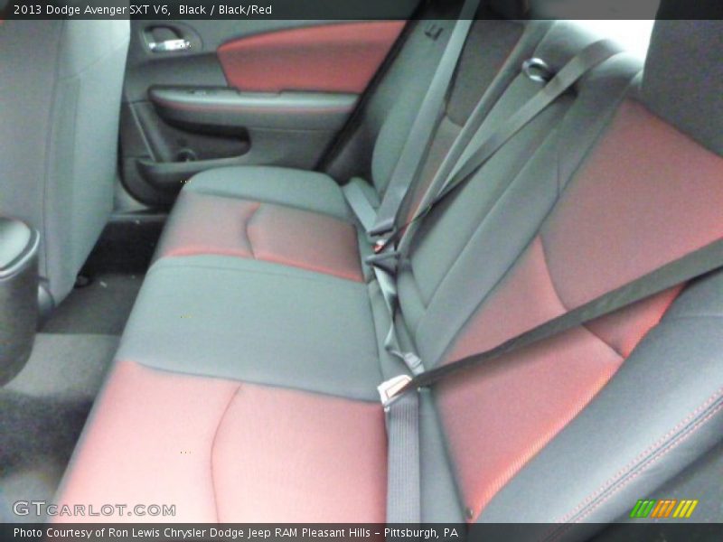 Rear Seat of 2013 Avenger SXT V6