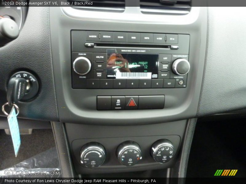 Black / Black/Red 2013 Dodge Avenger SXT V6