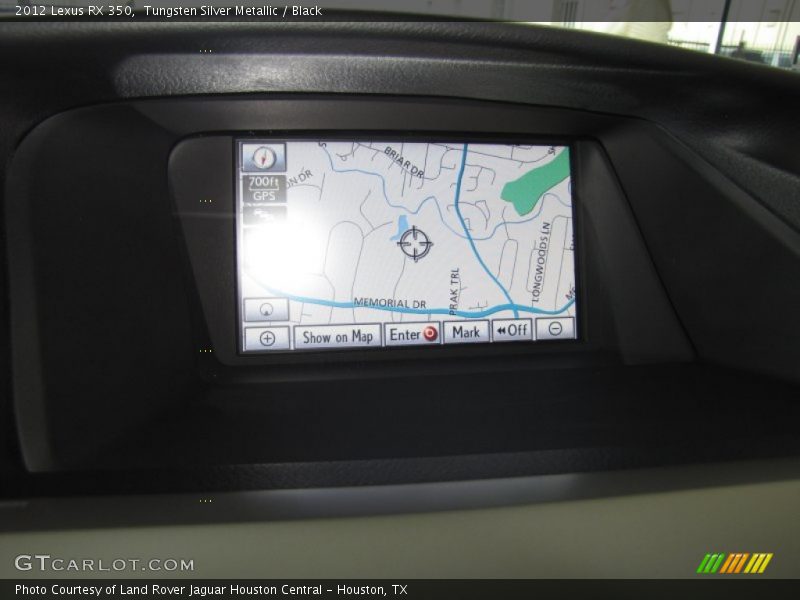 Navigation of 2012 RX 350