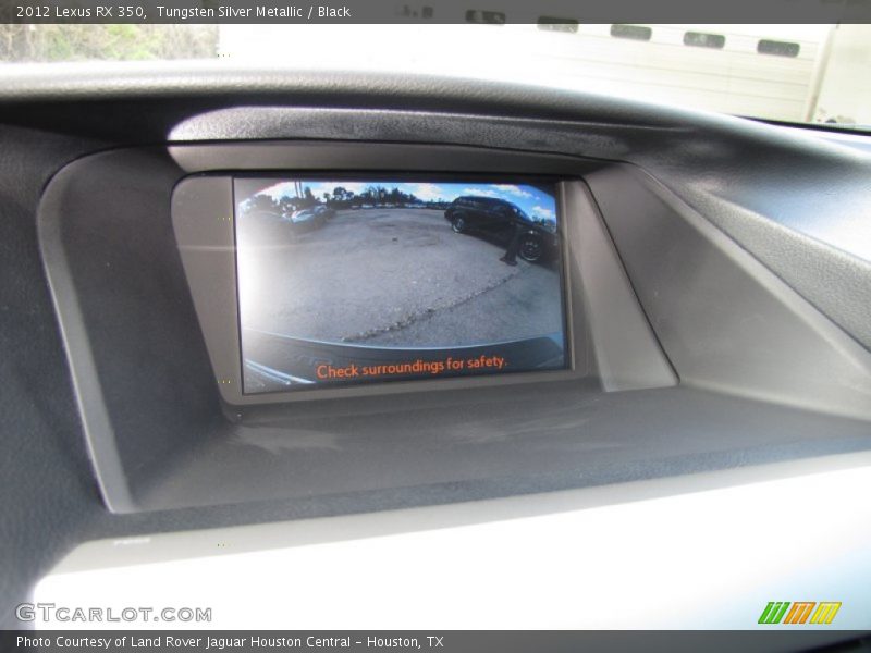 Tungsten Silver Metallic / Black 2012 Lexus RX 350