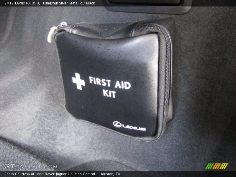 Tungsten Silver Metallic / Black 2012 Lexus RX 350